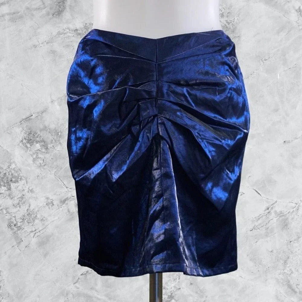 Lovers and Friends Napoli Mini Skirt in Indigo Blue